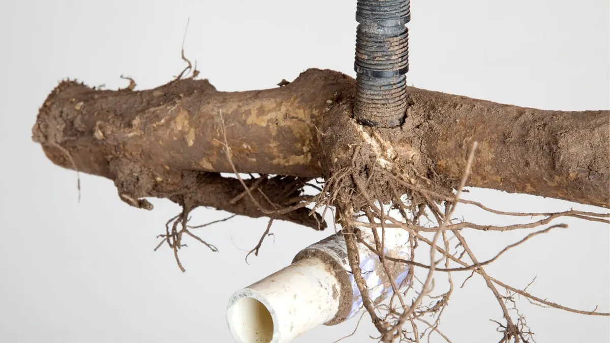 Illustration photo for guide: How Tree Roots Damage Sewer Lines & How to Stop Them